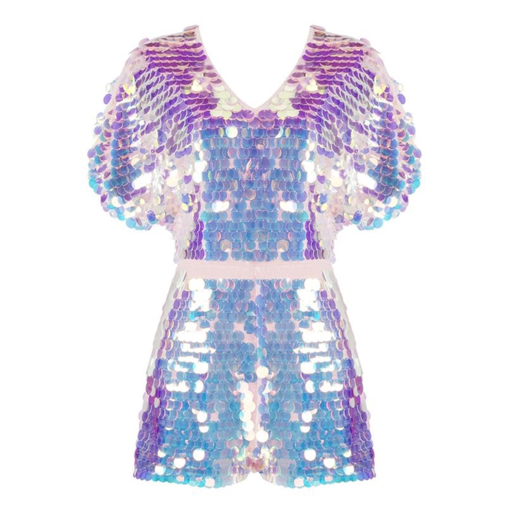 Multi Colour Sequin Romper